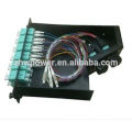 12 24 core distribution box,fiber optic terminal box,optical termination box with mpo patch cord